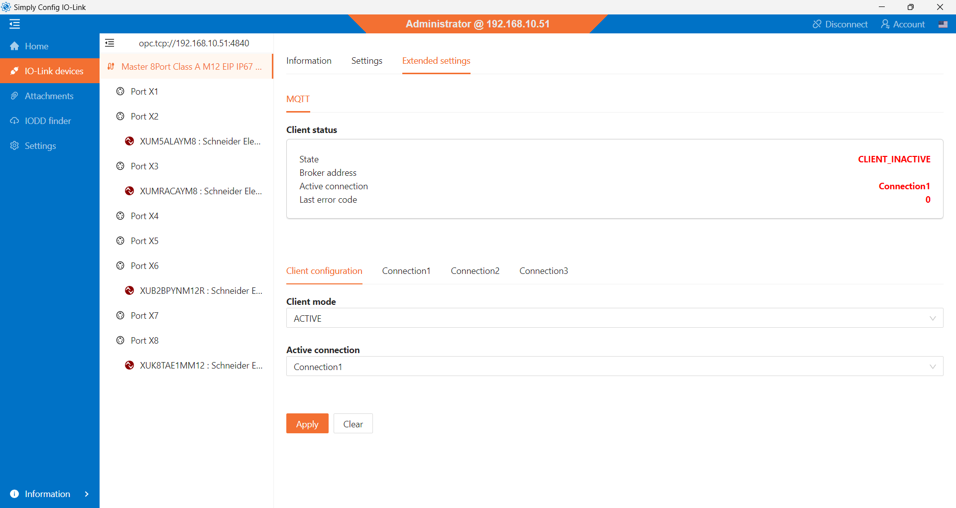 Kurs IO-Link Srodowisko Simply Config IOLINK DYNAMOTION Telemecanique (12)