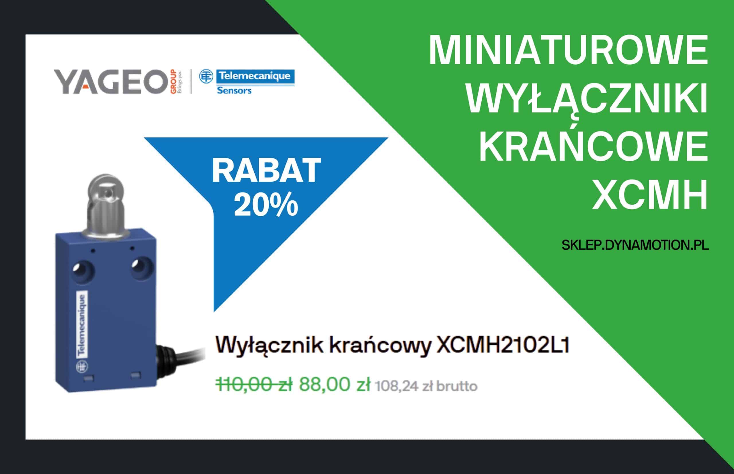 Wyłącznik krańcowy XCMH2102L2 Telemecanique Sensors DYNAMOTION