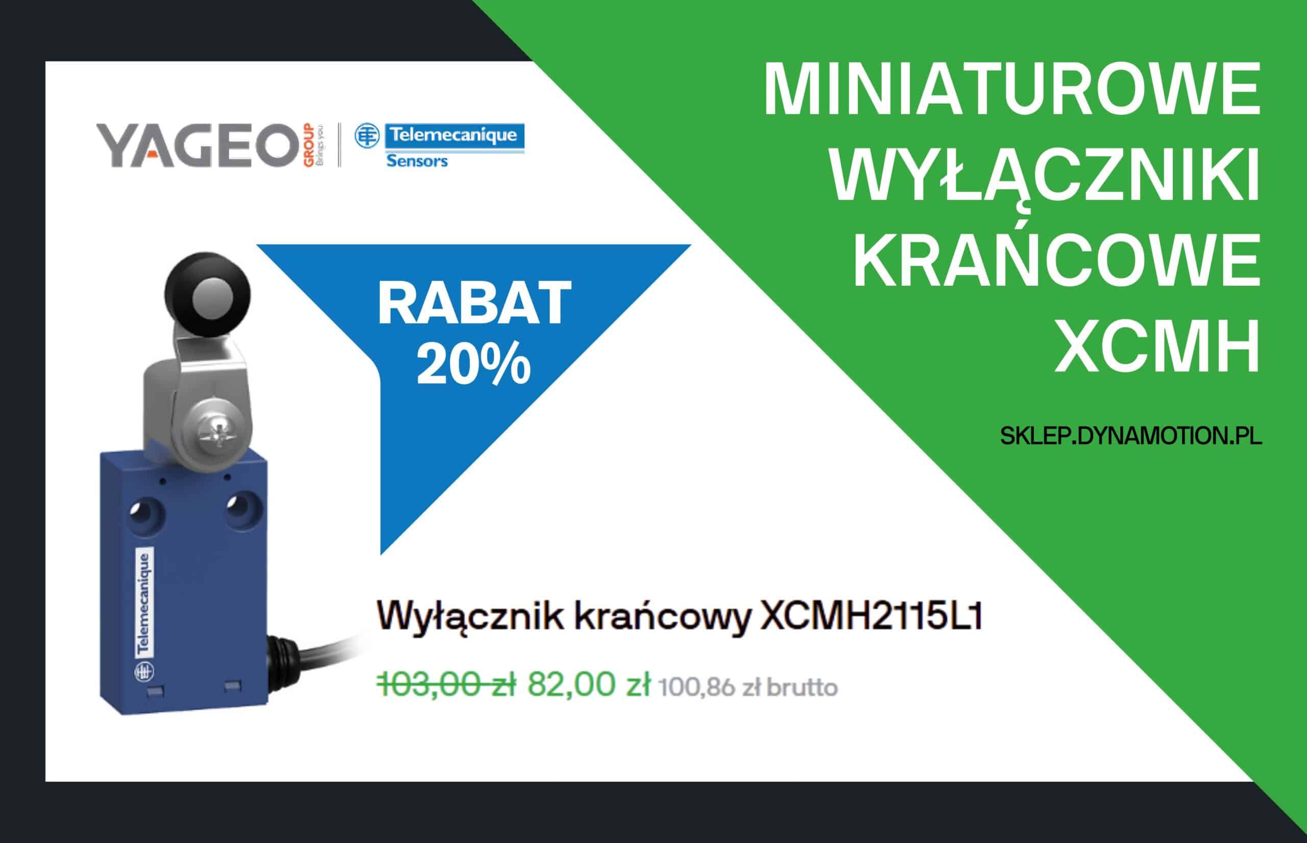 Wyłącznik krańcowy XCMH2115L1 Telemecanique Sensors DYNAMOTION