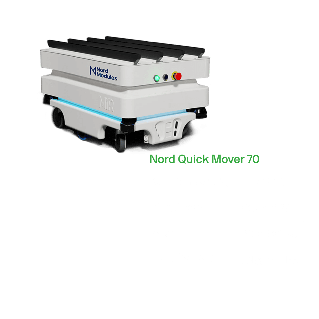 NordModules moduły robotów amr quick movers MIR Nord Quick Mover 70